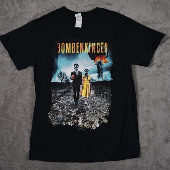 BOMBENKINDER 'Adam and Eve' Alternative rock band tee Grunge Size Medium Punk - Picture 1 of 5